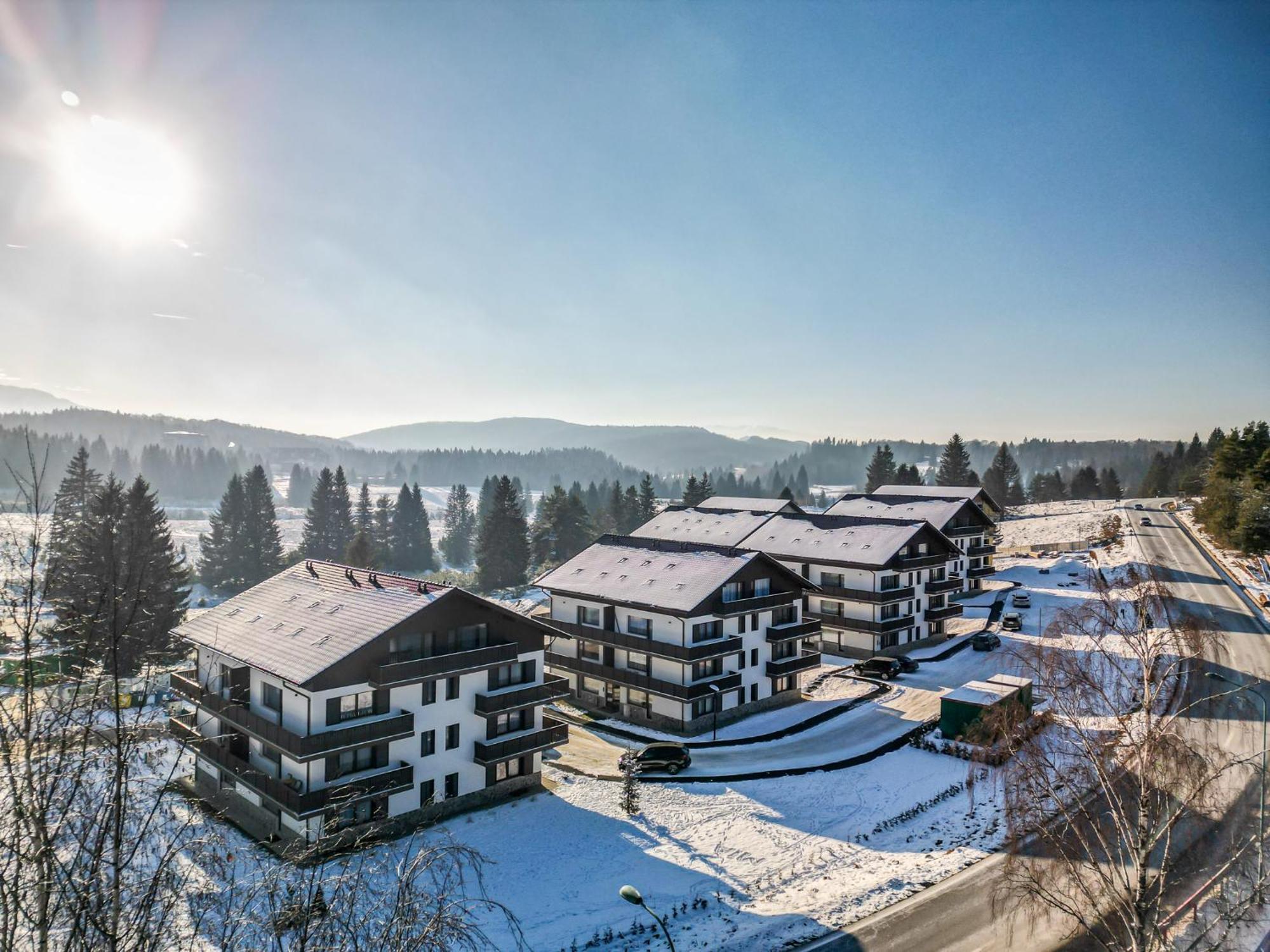 Albert Residence Aparthotel Grand Chalet With Free Spa Access To Alpin Resort Poiana Braşov Exterior foto